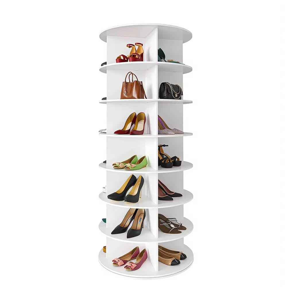 360 Degree Rotating Shoe Rack Tower