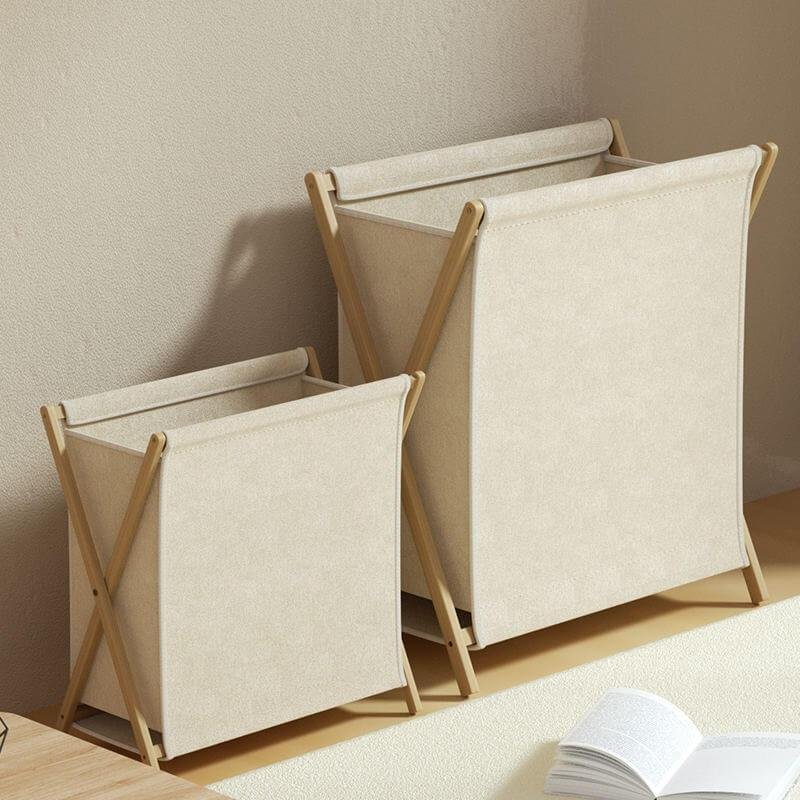 bamboo laundry hamper